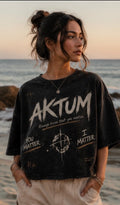 AKTUM “Silent Strength” Oversized Tee