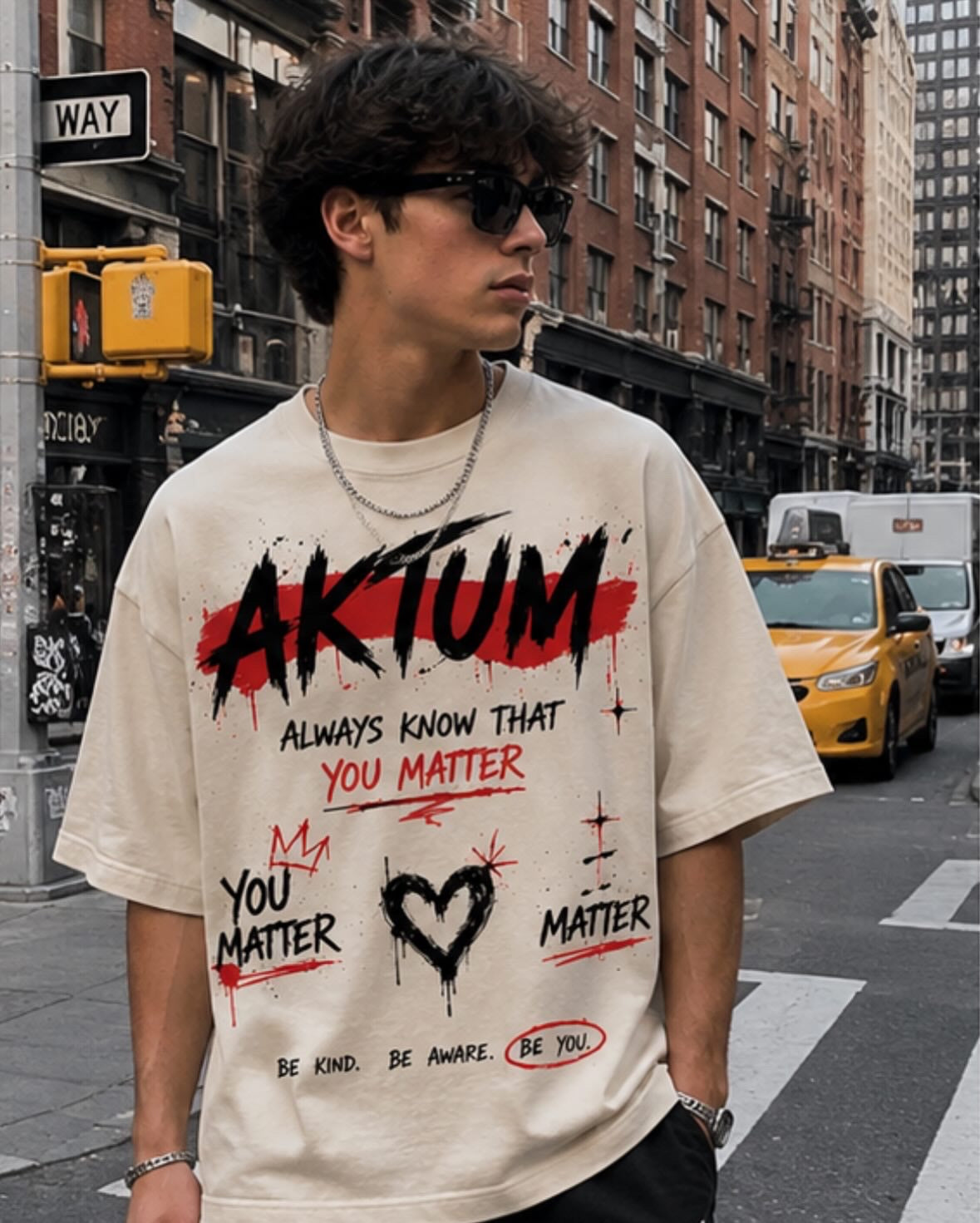 AKTUM – “You Matter” Oversized Tee