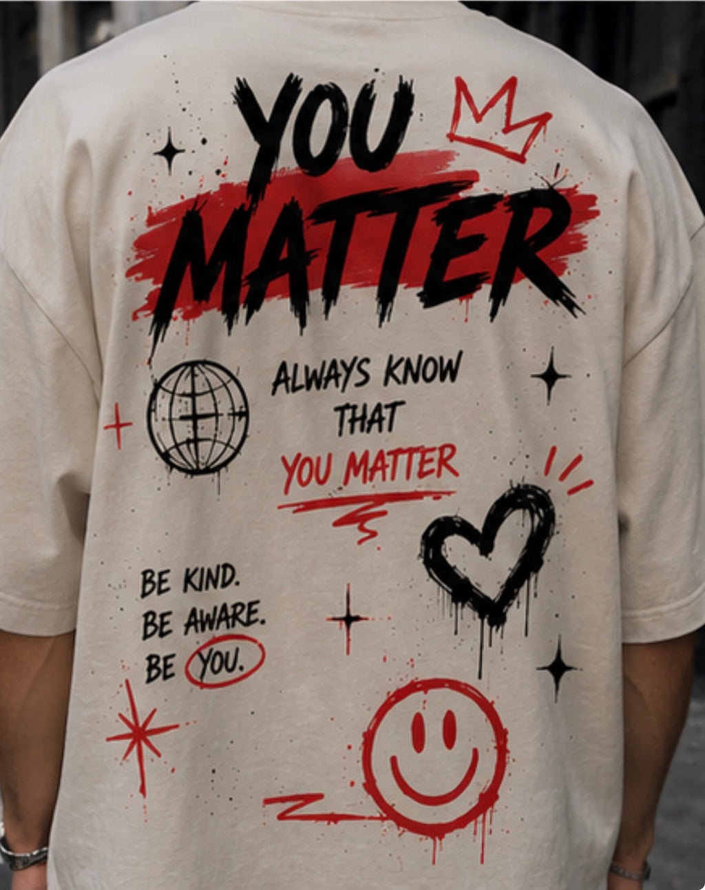 AKTUM – “You Matter” Oversized Tee