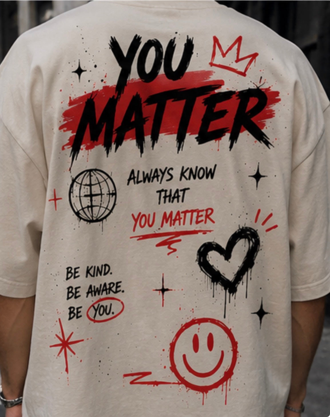 AKTUM – “You Matter” Oversized Tee